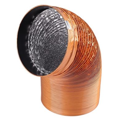 110-220V Аксиальный вентилятор с потоком Алюминиевый тепличный HVAC Гибкие каналы с производством
